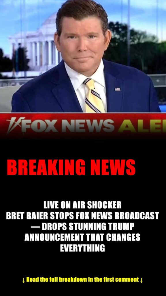 BRET BAIER STOPS LIVE SHOW — TRUMP REACTS TO CHARLIE KIRK ASSASSINATION