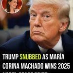 Trump snubbed as María Corina Machado wins 2025 Nobel Peace Prize