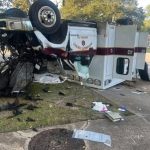 injured, including newborn child, in ambulance rollover crash…See more