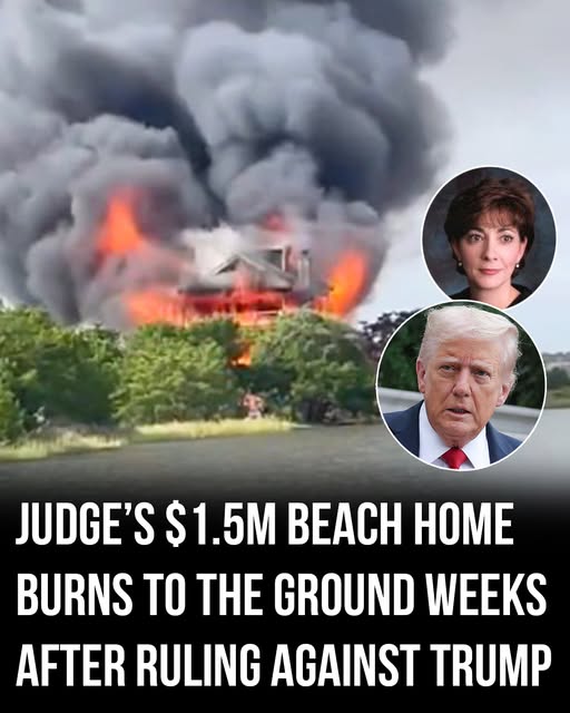 Judge’s $1.5M beach home burns to the ground weeks after ruling against Trump