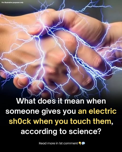 Why We Feel That Little Electric Sh0ck When We Touch Another Person—Science Explains