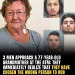 Three robbers approach a 77-year-old granny at the ATM; biggest mistake of their lives