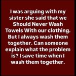The Truth About Washing Towels and Clothes Together