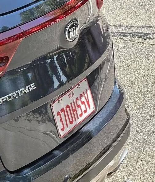 This Sneaky License Plate Had the Internet Doing a Double Take