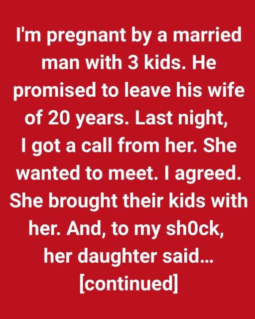 I’m Pregnant By A Married Man With 3 Kids—Then His Wife Asked To Meet Me Face To Face