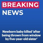 Newborn baby crawls across the hospital cot