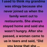 The Quiet Generosity Of Grandma Lourdes