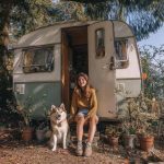 A teenage girl paid barely $200 for an old caravan!