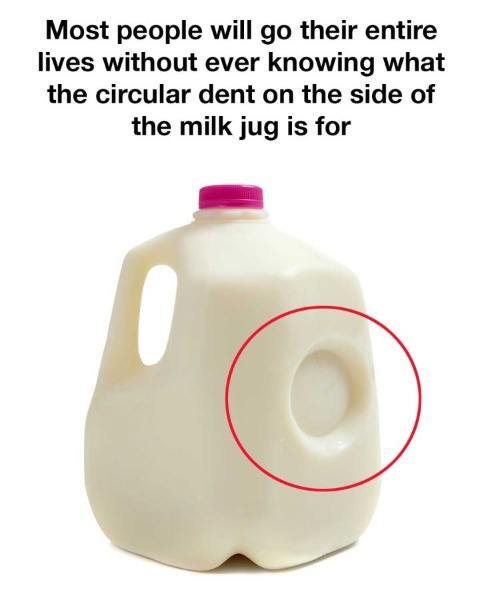The Surprising Reason for That Tiny Milk Jug Dent