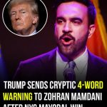 Trump sends cryptic 4-word warning after Zohran Mamdani’s NYC mayoral win