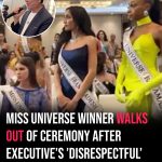 Miss Universe winner walks out after ‘disrespectful’ comment