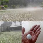Giant hail recorded Tuesday evening in the town of… See more