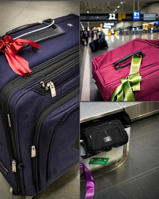 A baggage handler explains why you should avoid tying a ribbon to your luggage